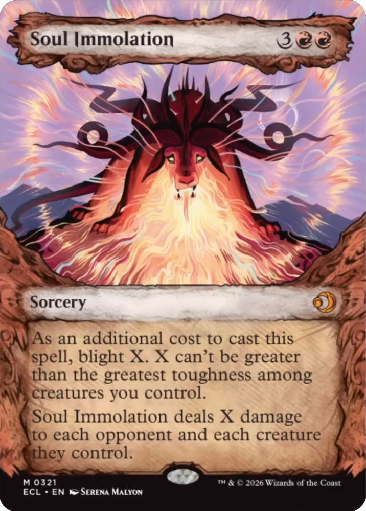 Soul Immolation (Showcase) [Lorwyn Eclipsed] Magic: The Gathering