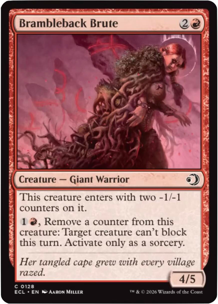 Brambleback Brute [Lorwyn Eclipsed] Magic: The Gathering