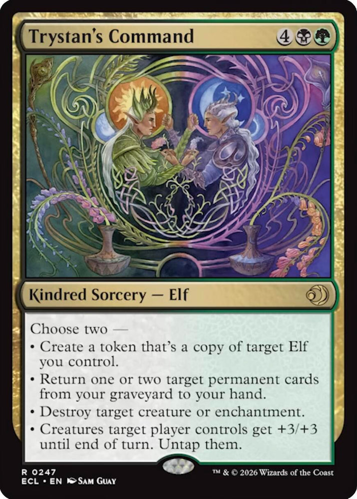 Trystan's Command [Lorwyn Eclipsed] Magic: The Gathering