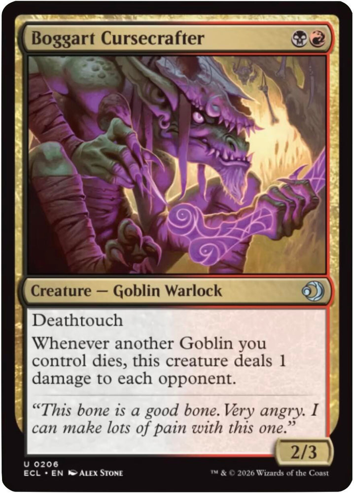 Boggart Cursecrafter [Lorwyn Eclipsed] Magic: The Gathering