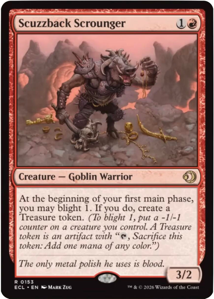 Scuzzback Scrounger [Lorwyn Eclipsed] Magic: The Gathering