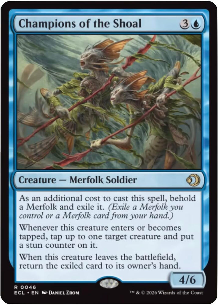 Champions of the Shoal [Lorwyn Eclipsed] Magic: The Gathering