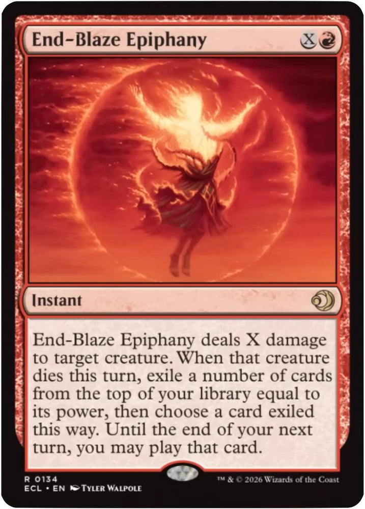End-Blaze Epiphany [Lorwyn Eclipsed] Magic: The Gathering
