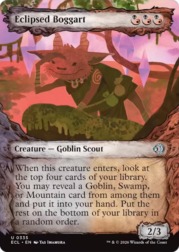 Eclipsed Boggart (Showcase) [Lorwyn Eclipsed] Magic: The Gathering
