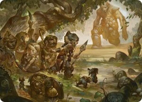 Protective Response Art Card [Lorwyn Eclipsed Art Series] Magic: The Gathering