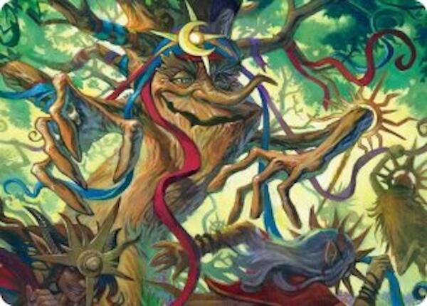 Sun-Dappled Celebrant Art Card [Lorwyn Eclipsed Art Series] Magic: The Gathering