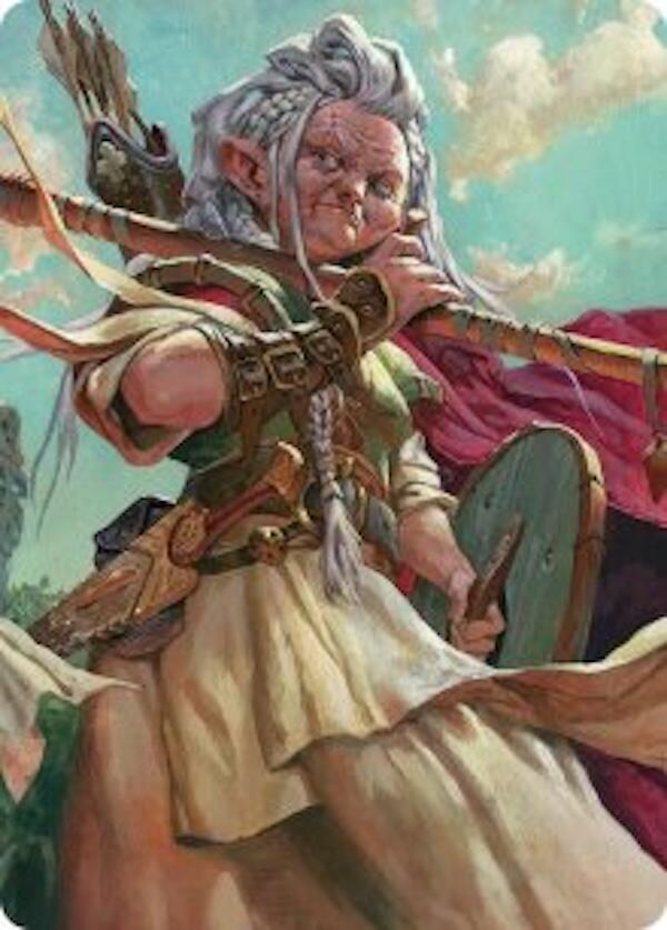 Brigid, Clachan's Heart Art Card [Lorwyn Eclipsed Art Series] Magic: The Gathering