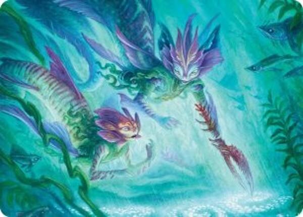 Silvergill Mentor Art Card [Lorwyn Eclipsed Art Series] Magic: The Gathering