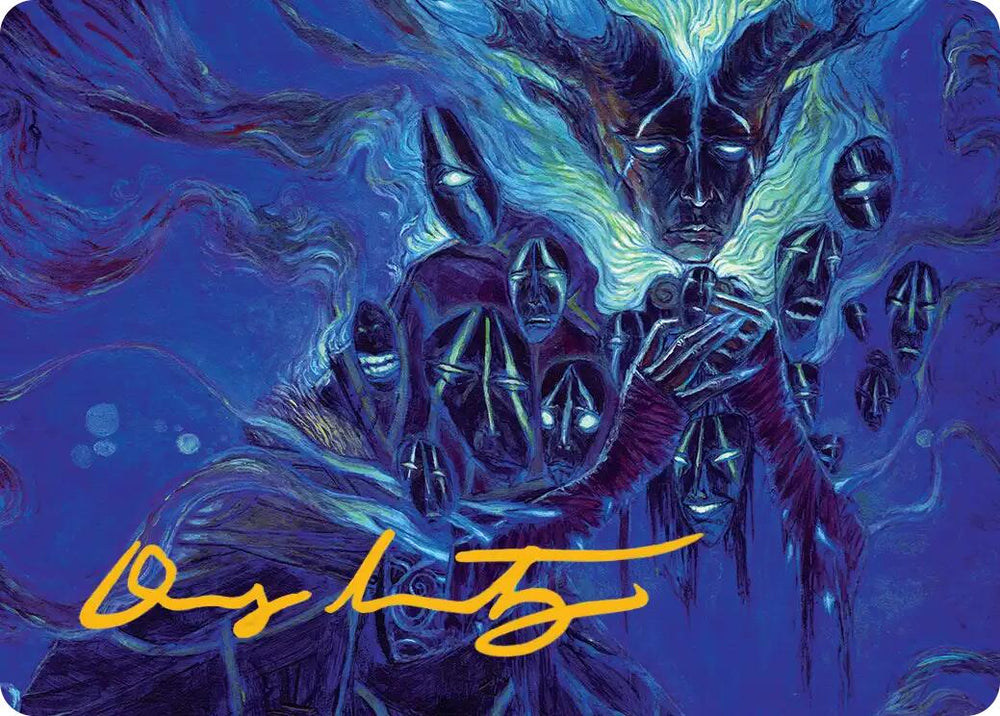Thirst for Identity Art Card (Gold-Stamped Signature) [Lorwyn Eclipsed Art Series] Magic: The Gathering