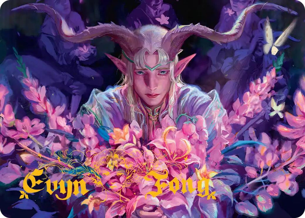 Dawnhand Eulogist Art Card (Gold-Stamped Signature) [Lorwyn Eclipsed Art Series] Magic: The Gathering
