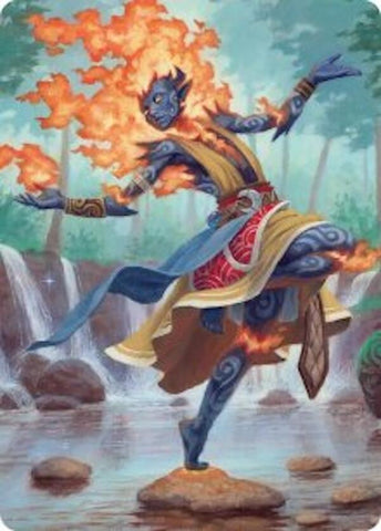 Ashling, Rekindled Art Card (16/54) [Lorwyn Eclipsed Art Series] Magic: The Gathering