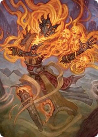 Ashling, Rekindled Art Card (33/54) [Lorwyn Eclipsed Art Series] Magic: The Gathering