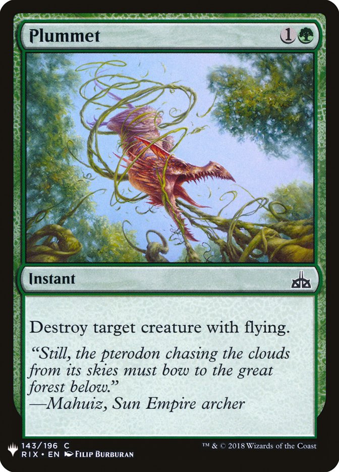 Plummet [Mystery Booster] Magic: The Gathering