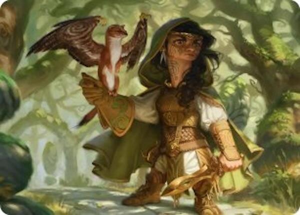 Crossroads Watcher Art Card [Lorwyn Eclipsed Art Series] Magic: The Gathering