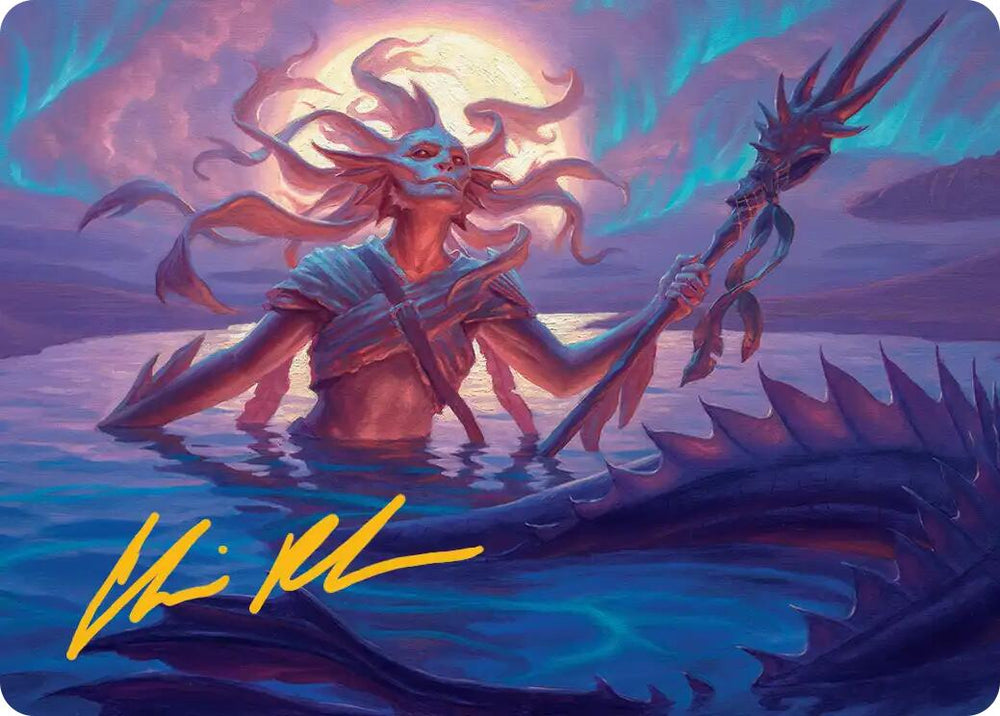 Eclipsed Merrow Art Card (Gold-Stamped Signature) [Lorwyn Eclipsed Art Series] Magic: The Gathering