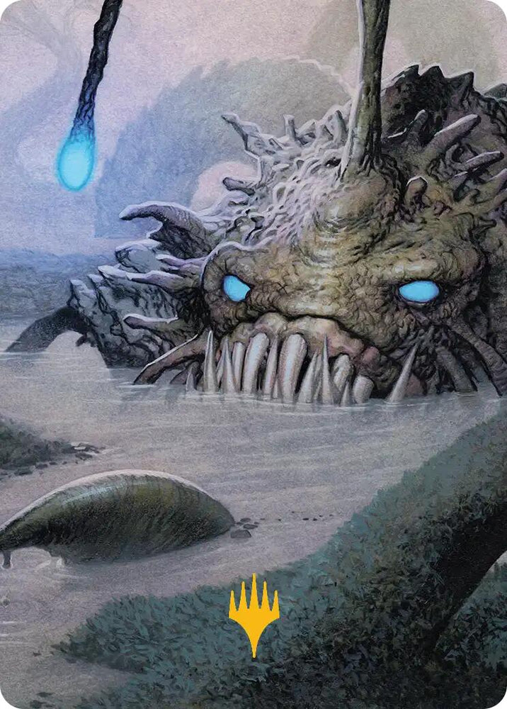 Deceit Art Card (Gold-Stamped Planeswalker Symbol) [Lorwyn Eclipsed Art Series] Magic: The Gathering