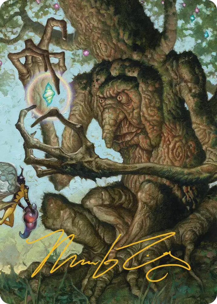 Faeburrow Elder Art Card (Gold-Stamped Signature) [Lorwyn Eclipsed Art Series] Magic: The Gathering