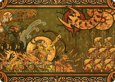 Chronicle of Victory Art Card (Gold-Stamped Signature) [Lorwyn Eclipsed Art Series] Magic: The Gathering