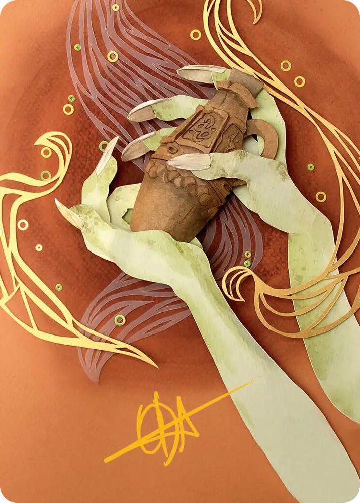 Thousand-Year Elixir Art Card (Gold-Stamped Signature) [Lorwyn Eclipsed Art Series] Magic: The Gathering