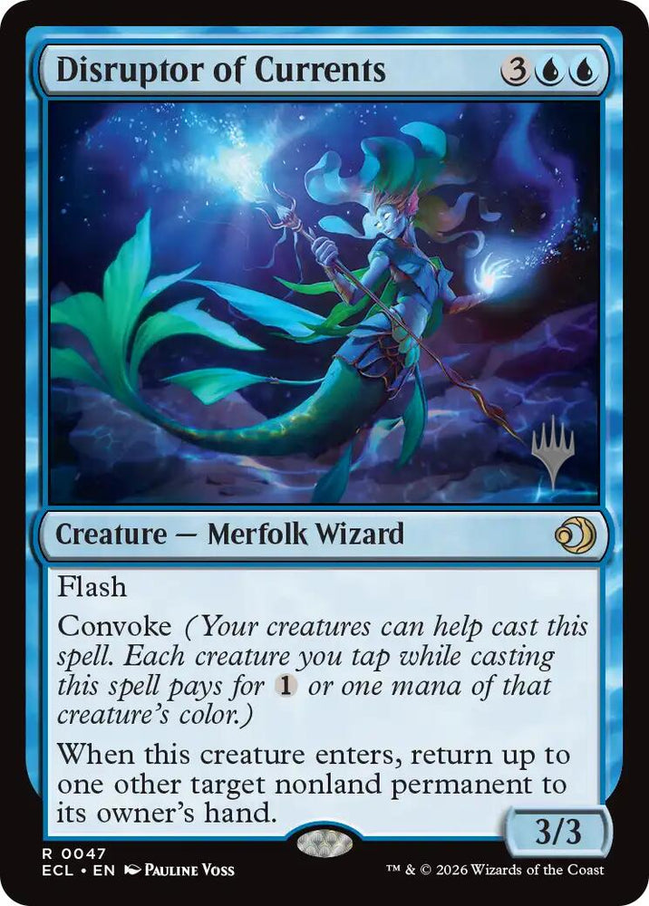 Disruptor of Currents [Lorwyn Eclipsed Promos] Magic: The Gathering