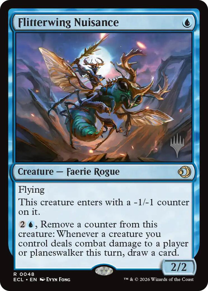 Flitterwing Nuisance [Lorwyn Eclipsed Promos] Magic: The Gathering
