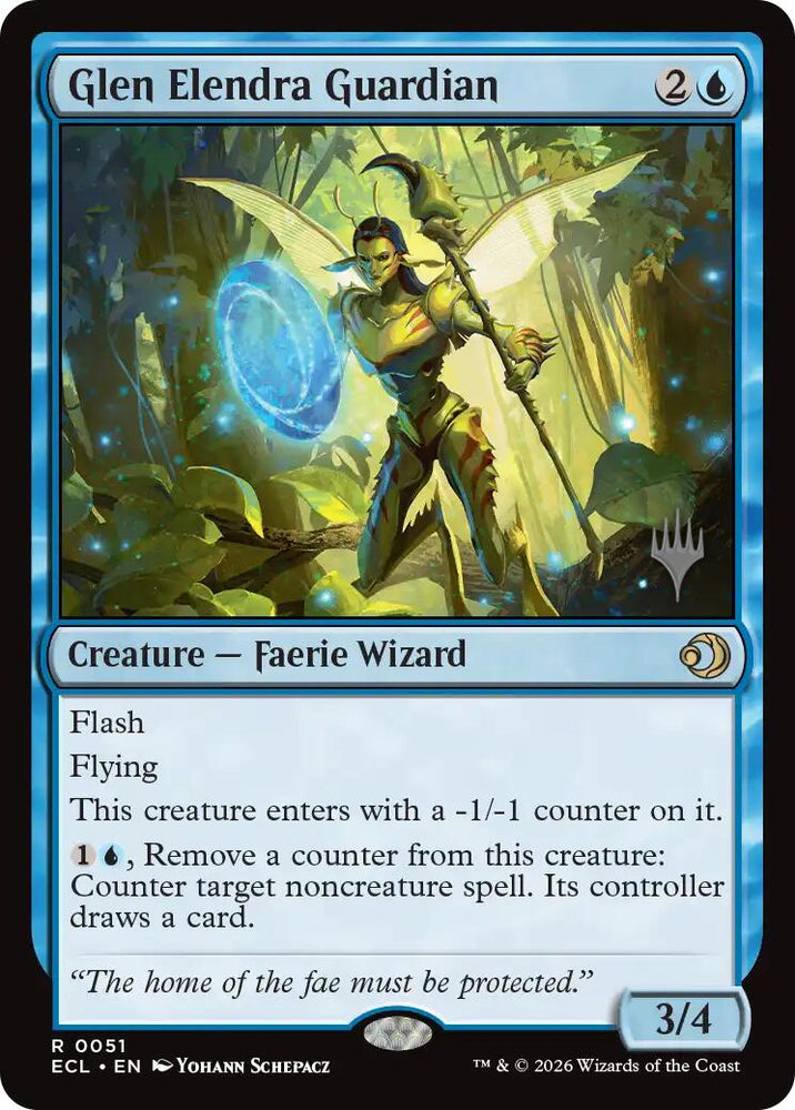 Glen Elendra Guardian [Lorwyn Eclipsed Promos] Magic: The Gathering