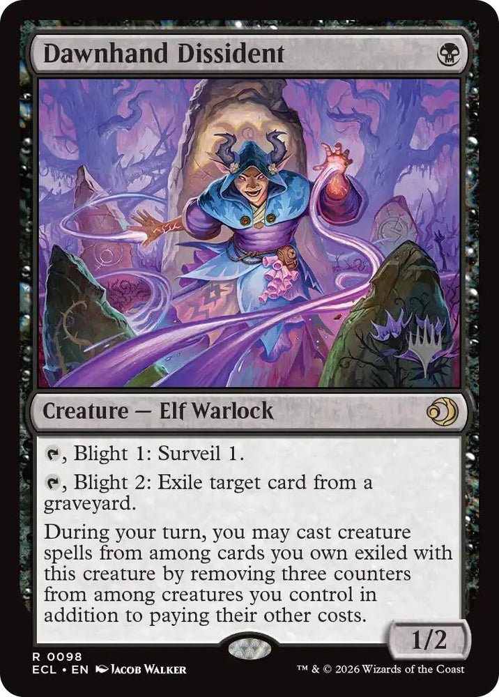 Dawnhand Dissident [Lorwyn Eclipsed Promos] Magic: The Gathering