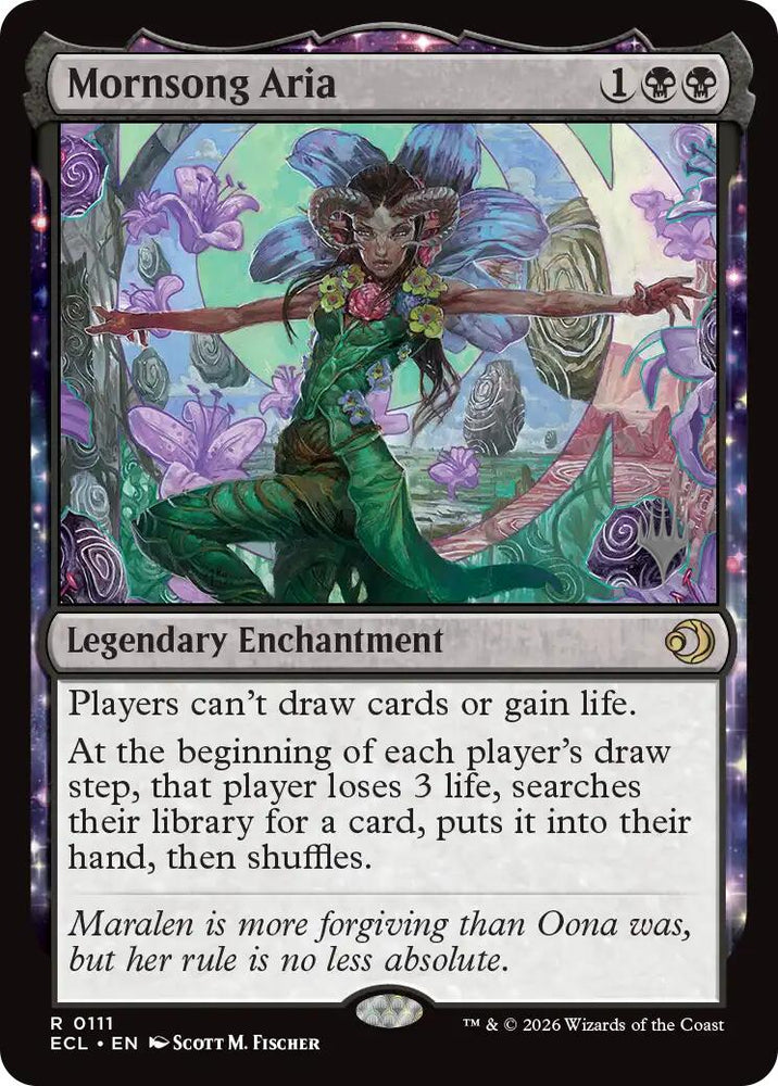 Mornsong Aria [Lorwyn Eclipsed Promos] Magic: The Gathering