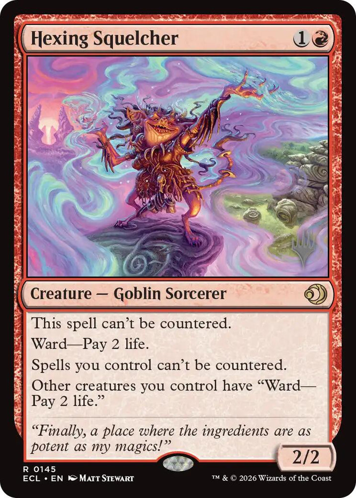 Hexing Squelcher [Lorwyn Eclipsed Promos] Magic: The Gathering