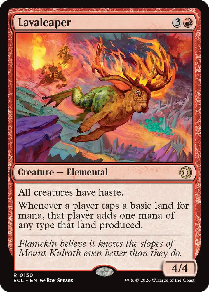 Lavaleaper [Lorwyn Eclipsed Promos] Magic: The Gathering