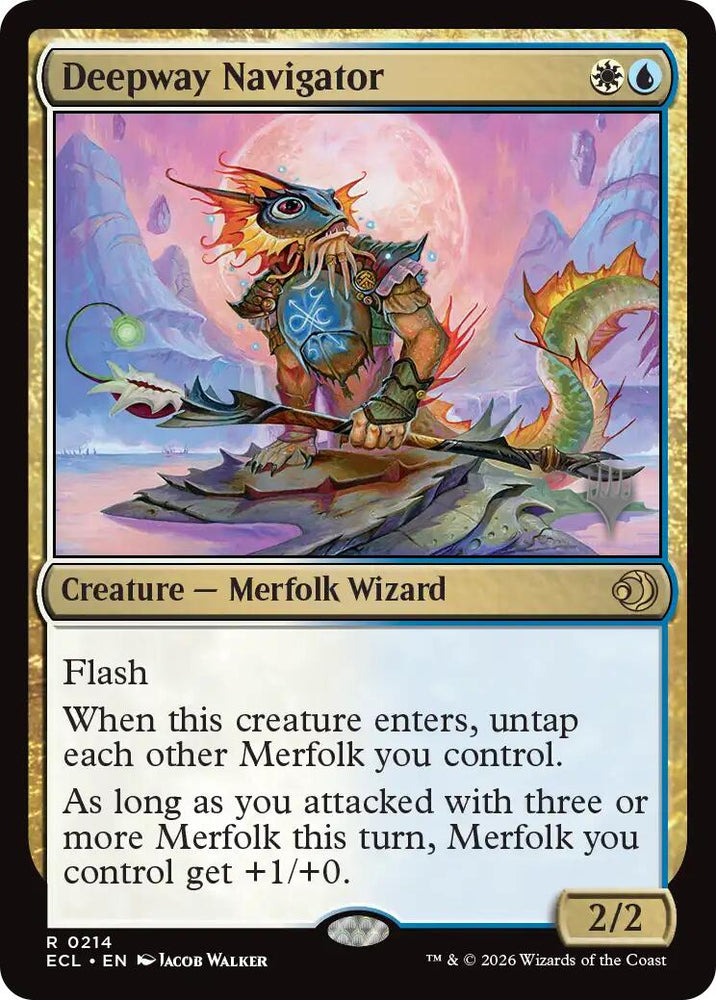 Deepway Navigator [Lorwyn Eclipsed Promos] Magic: The Gathering