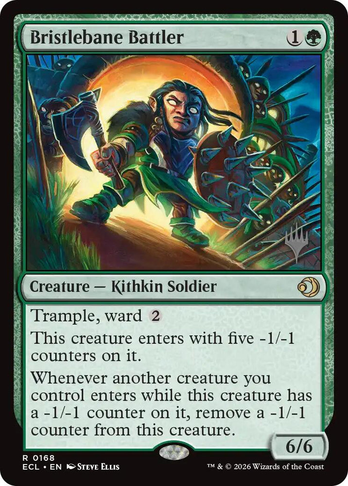 Bristlebane Battler [Lorwyn Eclipsed Promos] Magic: The Gathering