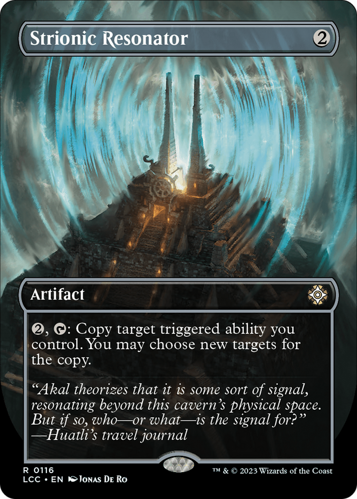 Strionic Resonator (Borderless) [The Lost Caverns of Ixalan Commander] Magic: The Gathering