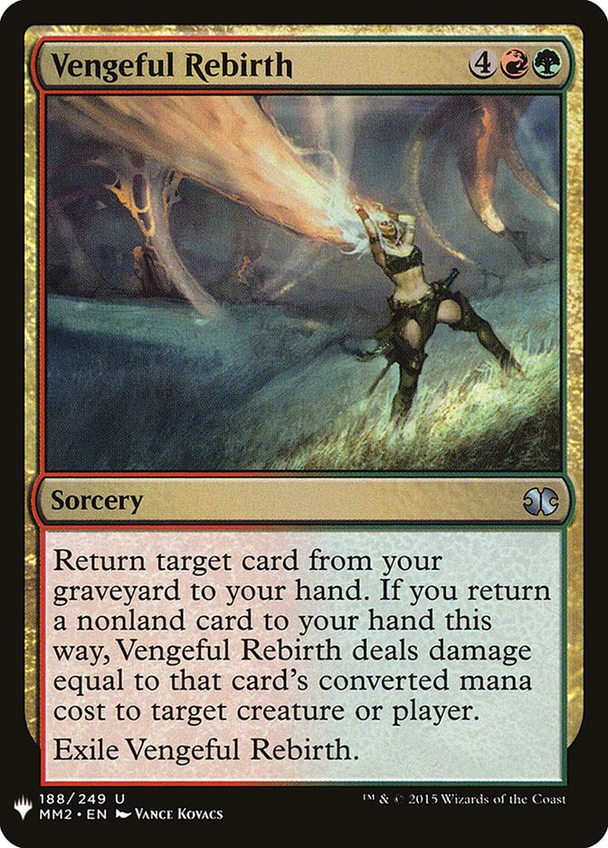 Vengeful Rebirth [Mystery Booster] Magic: The Gathering