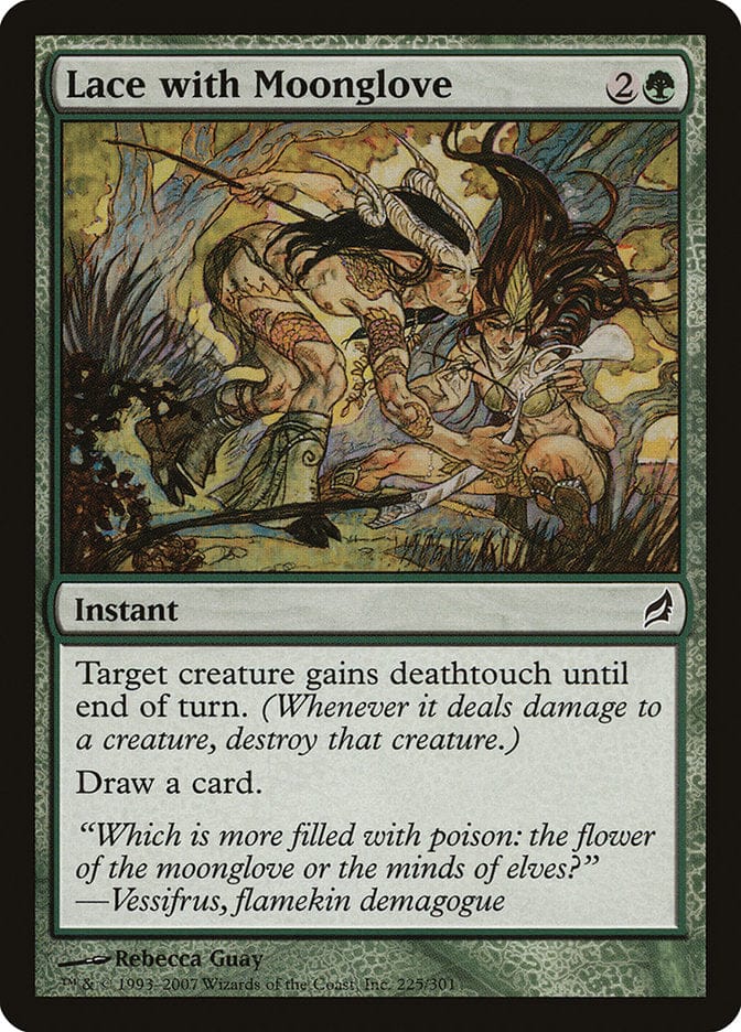 Lace with Moonglove [Lorwyn] Magic: The Gathering