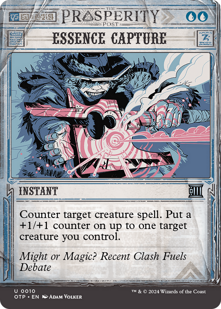 Essence Capture [Outlaws of Thunder Junction: Breaking News] Magic: The Gathering