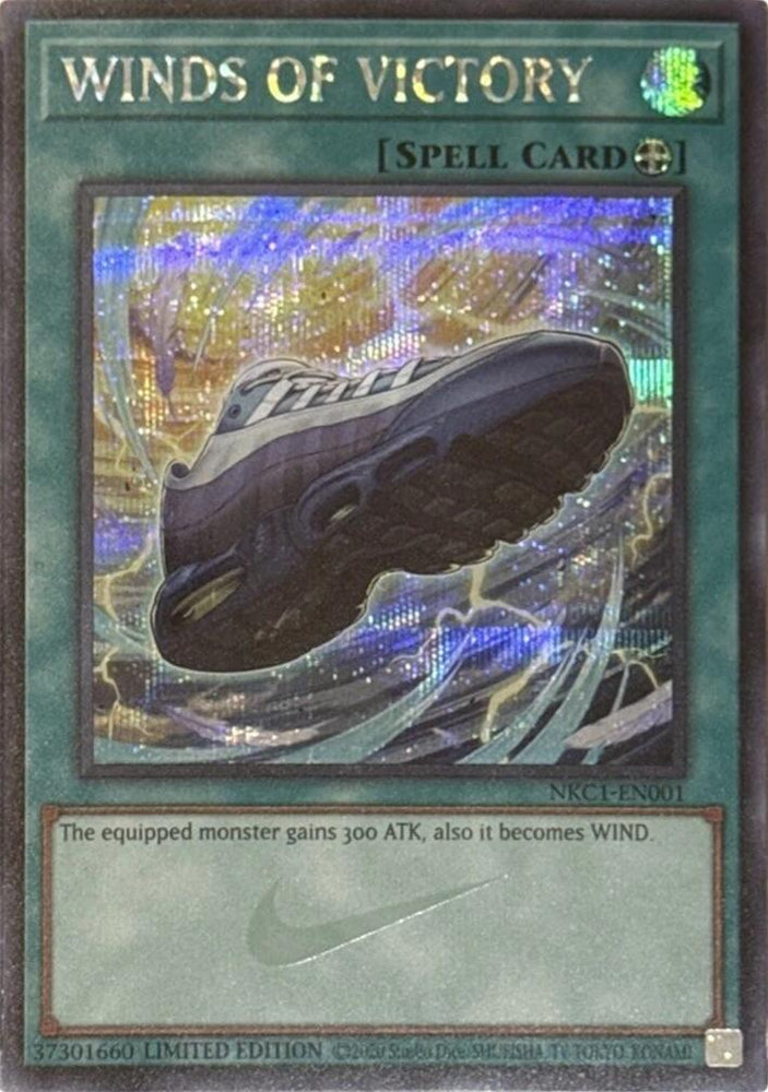 Winds of Victory [NKC1-EN001] Prismatic Secret Rare Yu-Gi-Oh!