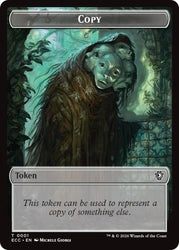 Copy // Elemental (0002) Double-Sided Token [Lorwyn Eclipsed Tokens] Magic: The Gathering