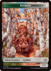 Kithkin // Treasure Double-Sided Token [Lorwyn Eclipsed Tokens] Magic: The Gathering