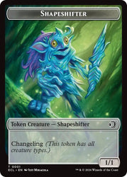 Shapeshifter // Merfolk Double-Sided Token [Lorwyn Eclipsed Tokens] Magic: The Gathering