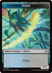 Faerie // Goblin Double-Sided Token [Lorwyn Eclipsed Tokens] Magic: The Gathering