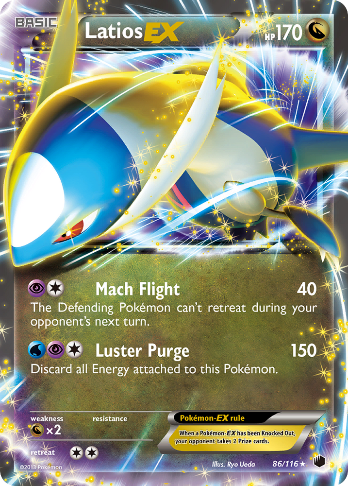 Latios EX (86/116) [Black & White: Plasma Freeze] Pokémon