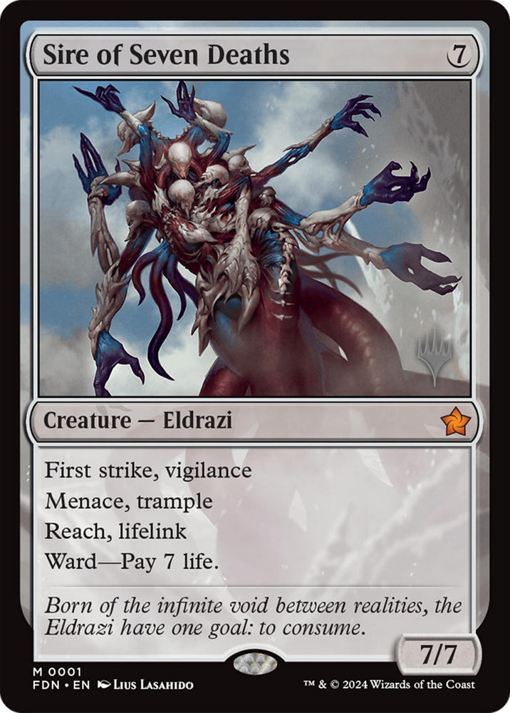 Sire of Seven Deaths [Lorwyn Eclipsed Promos] Magic: The Gathering