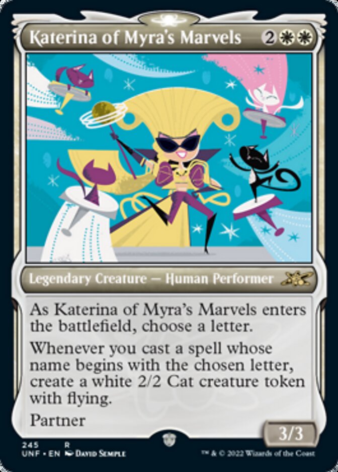 Katerina of Myra's Marvels (Showcase) [Unfinity] Magic: The Gathering