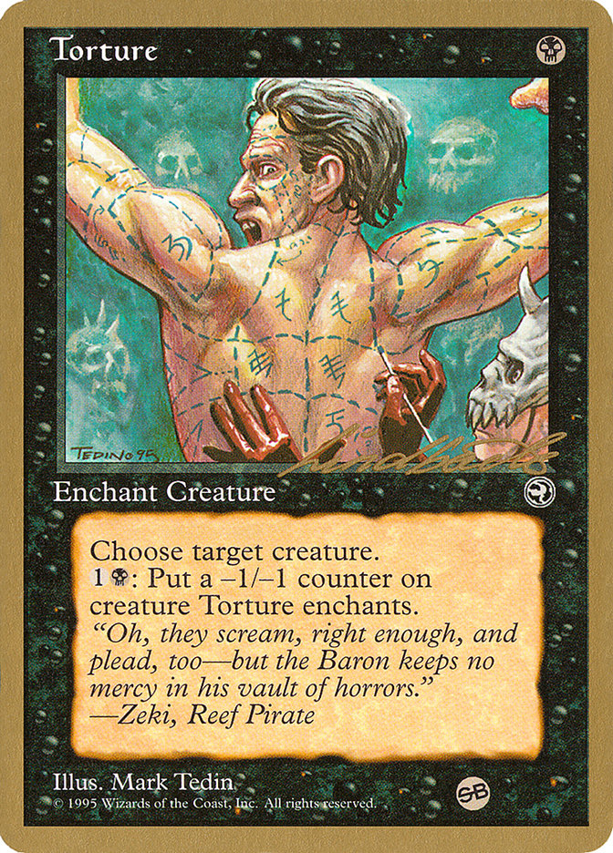 Torture (Leon Lindback) (SB) [Pro Tour Collector Set] Magic: The Gathering