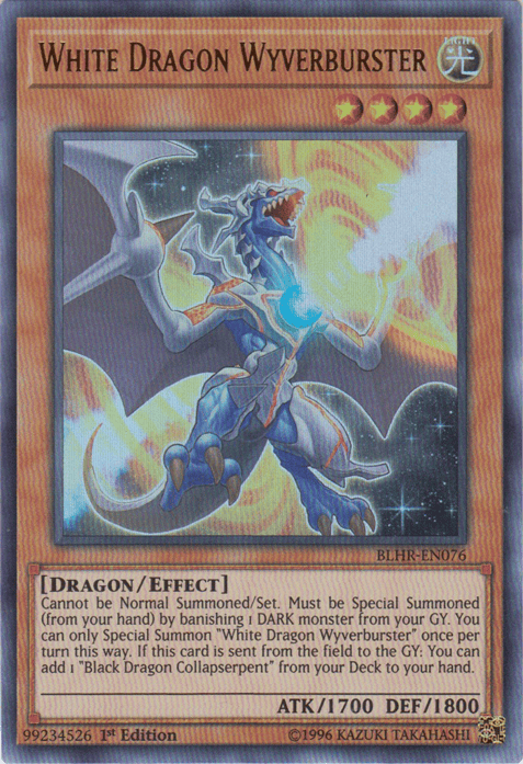 White Dragon Wyverburster [BLHR-EN076] Ultra Rare - Yugioh Cards For Your TCG Needs!