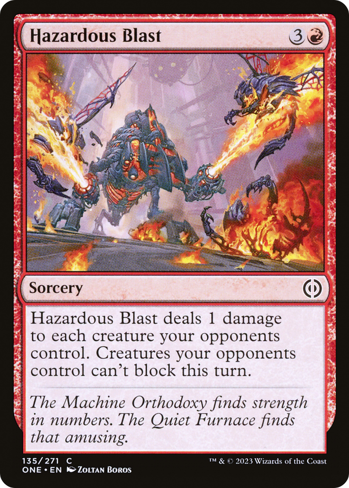 Hazardous Blast [Phyrexia: All Will Be One] Magic: The Gathering