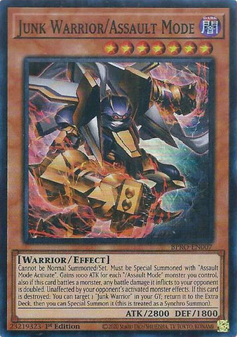 Junk Warrior/Assault Mode [BPRO-EN007] Super Rare - Yugioh Cards For Your TCG Needs!