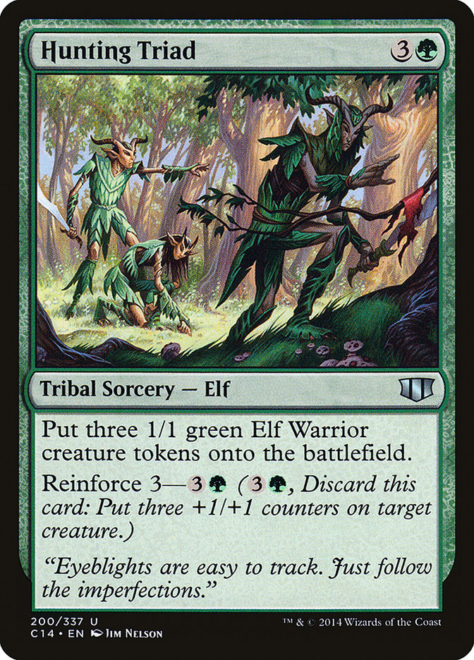 Hunting Triad [Commander 2014] Magic: The Gathering