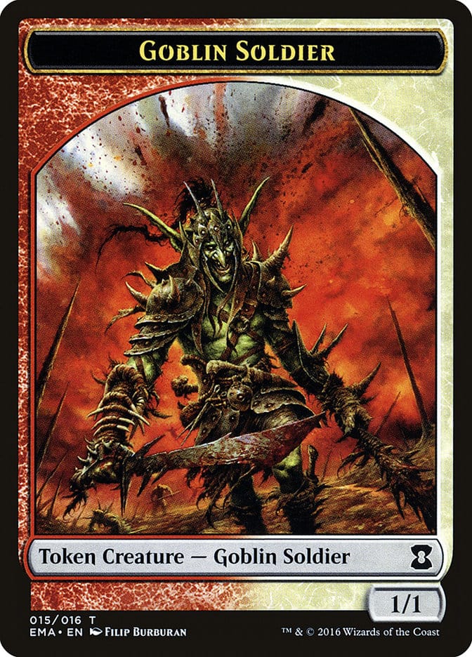 Goblin Soldier Token [Eternal Masters Tokens] Magic: The Gathering